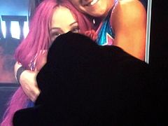 WWE Sasha Banks And Bayley Cum Tribute