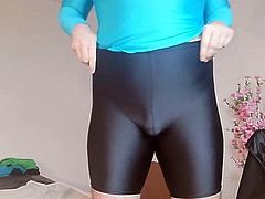 My tight and shiny lycra outfit