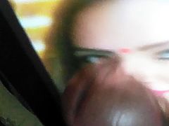 Puja banerjee cum tribute slutface cum plastered in cumshots