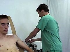 Horny young gay twink boys and doctors first time He was