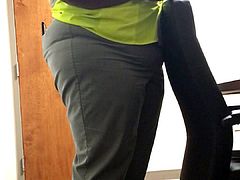#5 Phat Thick BBW teacher enters the room