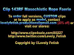 Clip 143RF Masochistic Rope Faerie - MIX-12:08min, Sale: $16