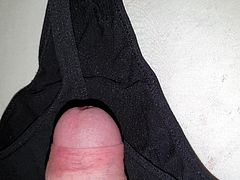 My mom's sexy panties marked by me