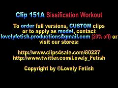 Clip 151A Sissification Workout - 20:09min, Sale: $14