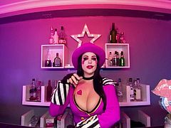 After a long day of vault hunting and looting. You poped by Mad Moxxis fro a cold beverage. Little that you know that this babe is eye-fucking you hard. You are the man that seeks adventure so you are most certainly up to the task of banging this slut
