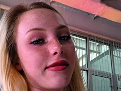 HJ POV babe wanks cock and talks dirty