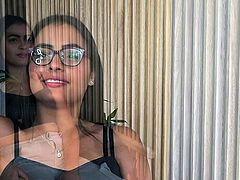 Hot teen Latina brings fire to casting