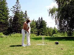 On this bright sunny day, I was playing cricket but when this teen boy was changing his clothes, I got an erection. While we were waiting on the bench, I asked him to give a sloppy blowjob to my big dick, to which he agreed. After that, we were kissing when the umpire came and interrupted us.