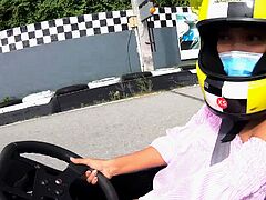 Go karting and fucking with a Thai teen