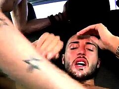 Sagging boys gay porn Fingered, fed rock hard dick,