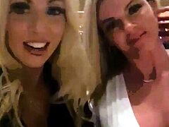 Blonde lesbian milfs have wild fun