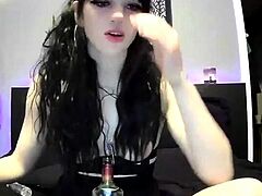 Best Goth Webcam Girl Doing Anal
