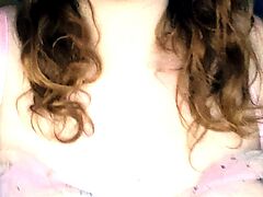 Big boob brunette masturbates on webcam