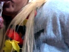 Blonde milf super blowjob