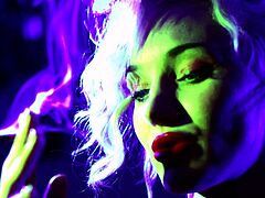 Kitty Quinn smokes her night away in Smoked Out Blondie