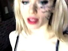 Big boobs milf masturbates with her dildo