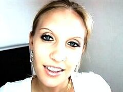 Hot amateur teen blowjob and facial HD video