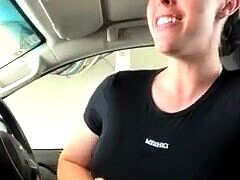 Haydie May Bird Masturbates In The Car Wash