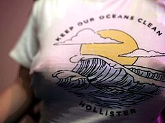 Amateur Webcam Teen Flashes Masturbates