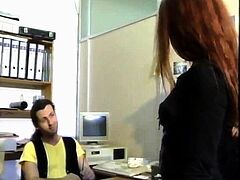 Two hot busty babes hardcore anal threesome