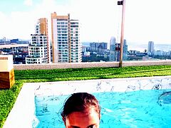 Big ass Thai GF first time anal fucking