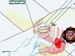 Pink labia close up of naive brunette