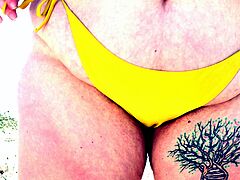 NAUGHTYNATURAL Hairy Beach Tease XXX