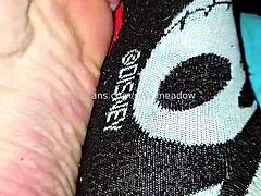 Long Foot Fetish clips at great Amateur Trampling collection