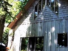 creampie Luxury Brunette And Outdoor Masturbation