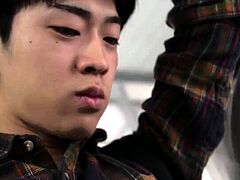 Asian japanese oriental blowjob cumload