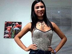 Petite latina exploited at fake casting