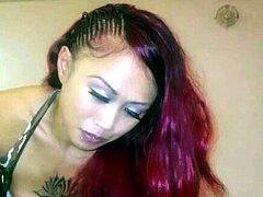 Redhead Asian Vixen Slurps Hard Cock POV